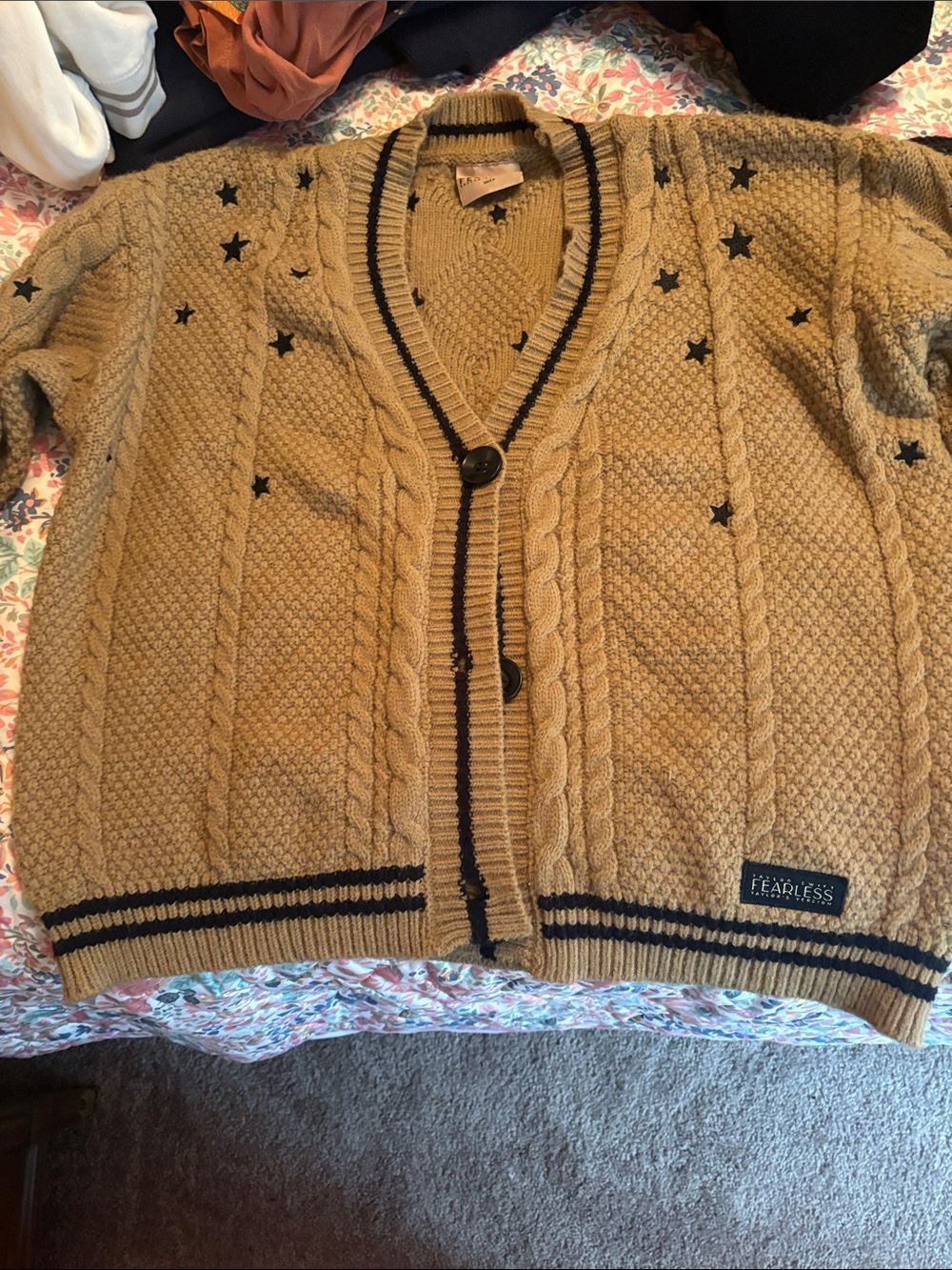 taylor swift fearless cardigan m/l